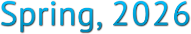 Spring, 2026 Spring, 2026